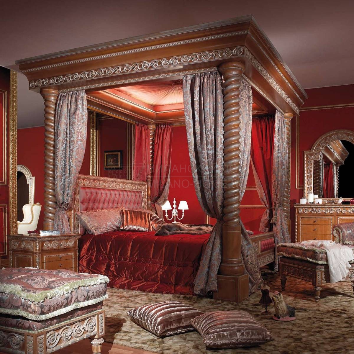 Кровать с балдахином Boccaccio art.LC.5601  из Италии фабрики ASNAGHI INTERIORS