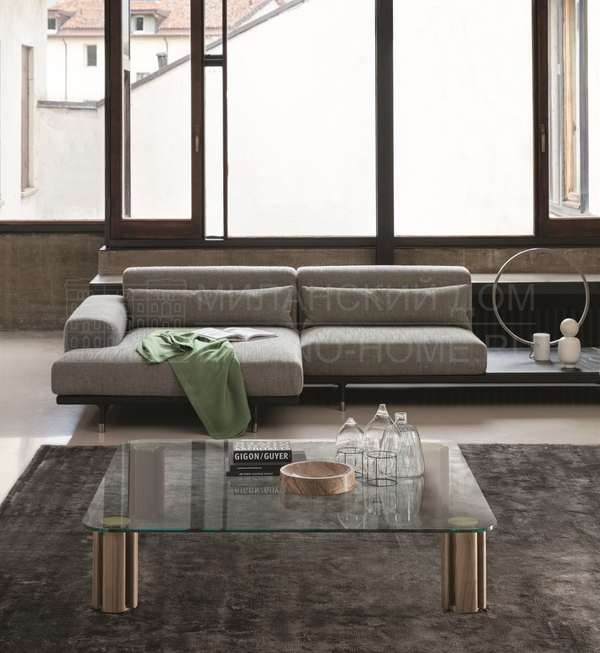 Кофейный столик Quadrifoglio rectangular coffee table из Италии фабрики PORADA