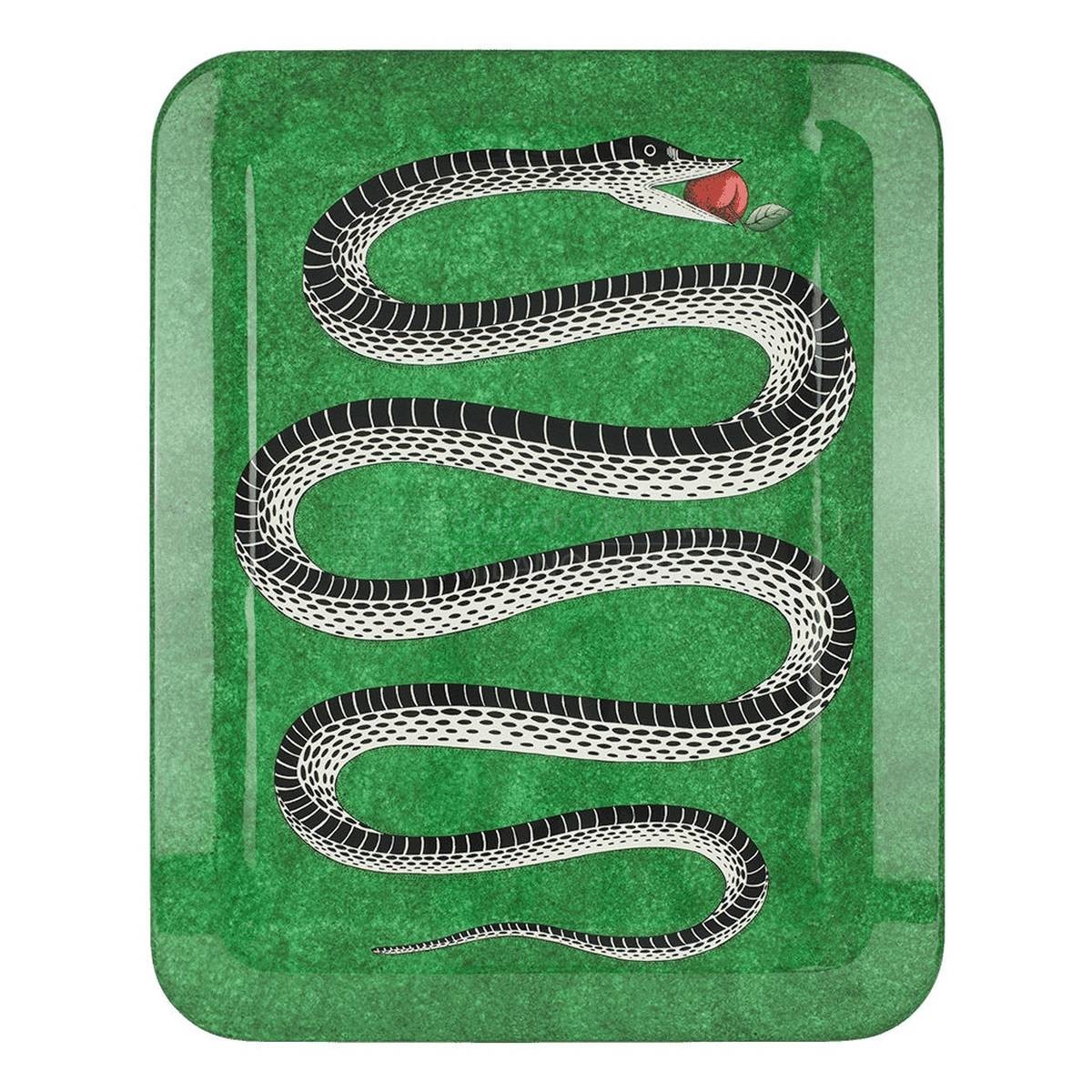 Поднос Serpente tray из Италии фабрики FORNASETTI