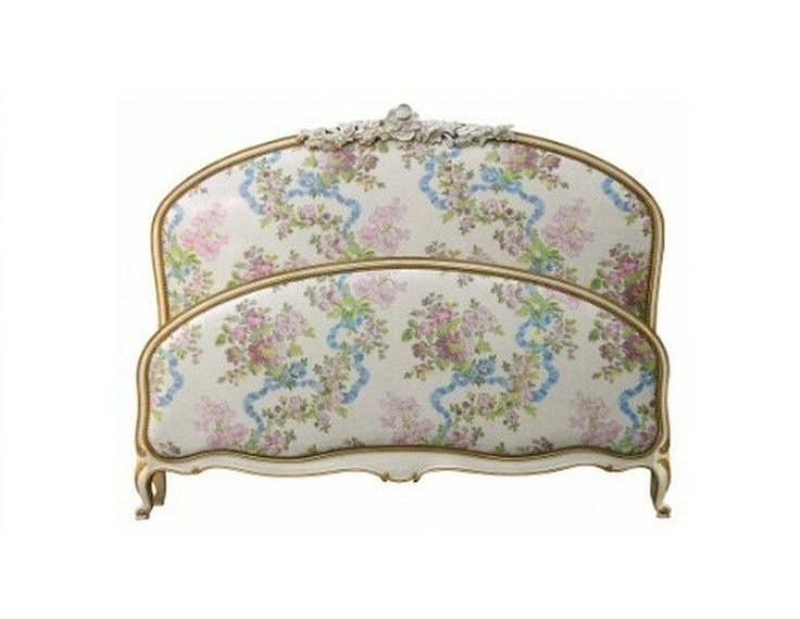 Кровать с мягким изголовьем 153B из Франции фабрики MOISSONNIER