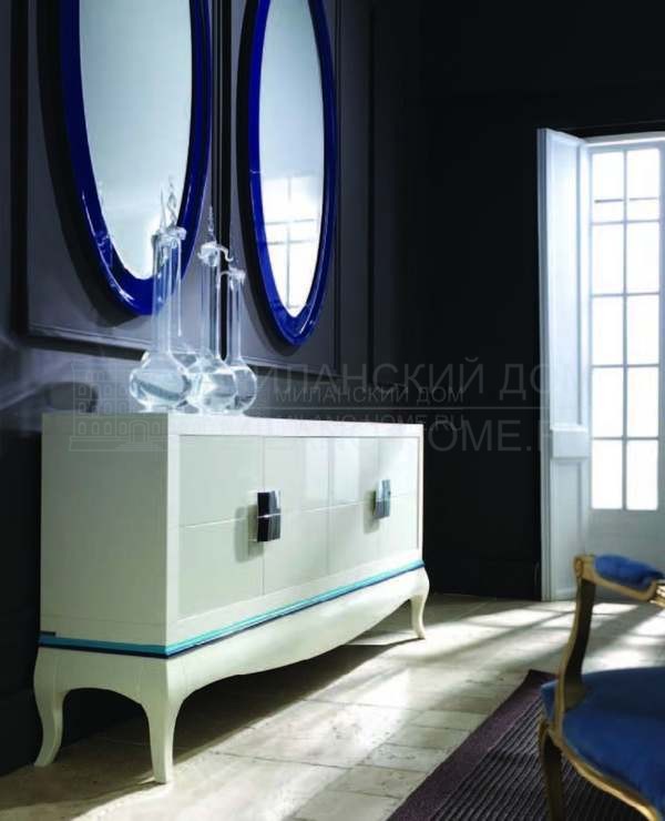 Греденция Piel Crema & Crema Piano - Little mouldings Azul Spring Piano & Azul Noche Piano/sideboard из Испании фабрики LA EBANISTERIA