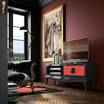 Мебель для ТВ Smoke Piano & Rojo Piano/TV table