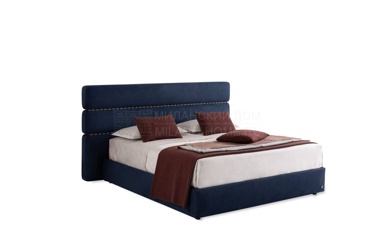 Кровать с мягким изголовьем Lambert bed из Италии фабрики FENDI Casa