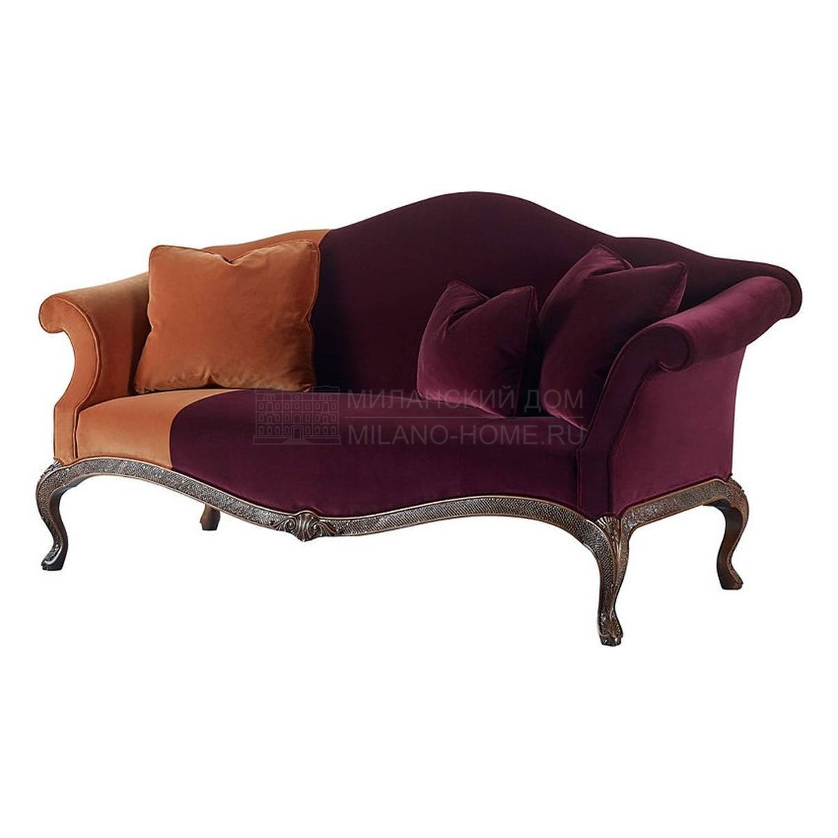 Прямой диван King George III sofa из США фабрики BAKER
