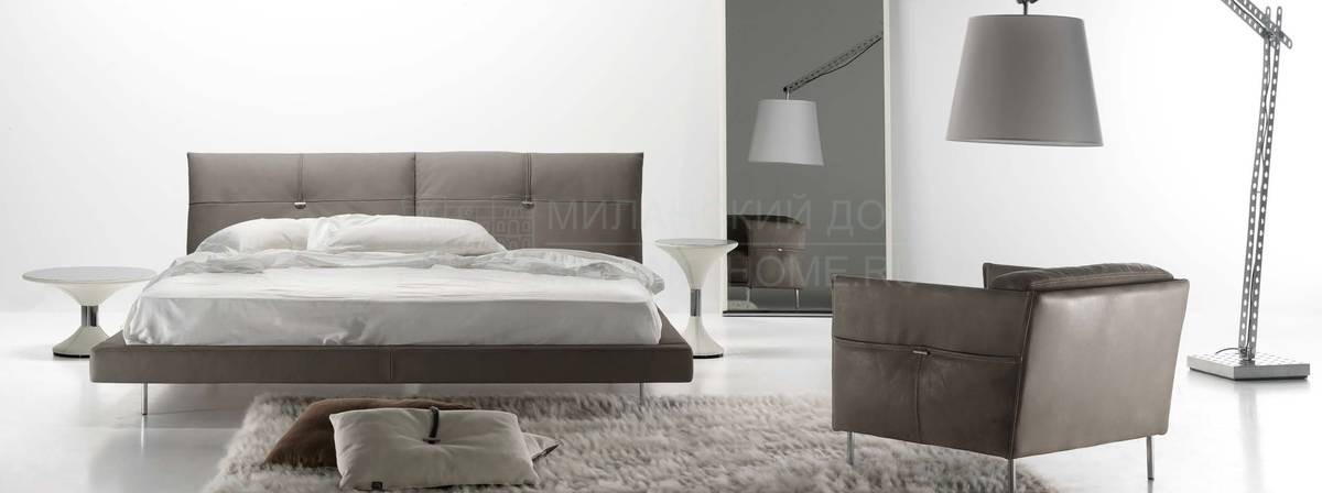 Кровать с мягким изголовьем Jack night из Италии фабрики GAMMA ARREDAMENTI