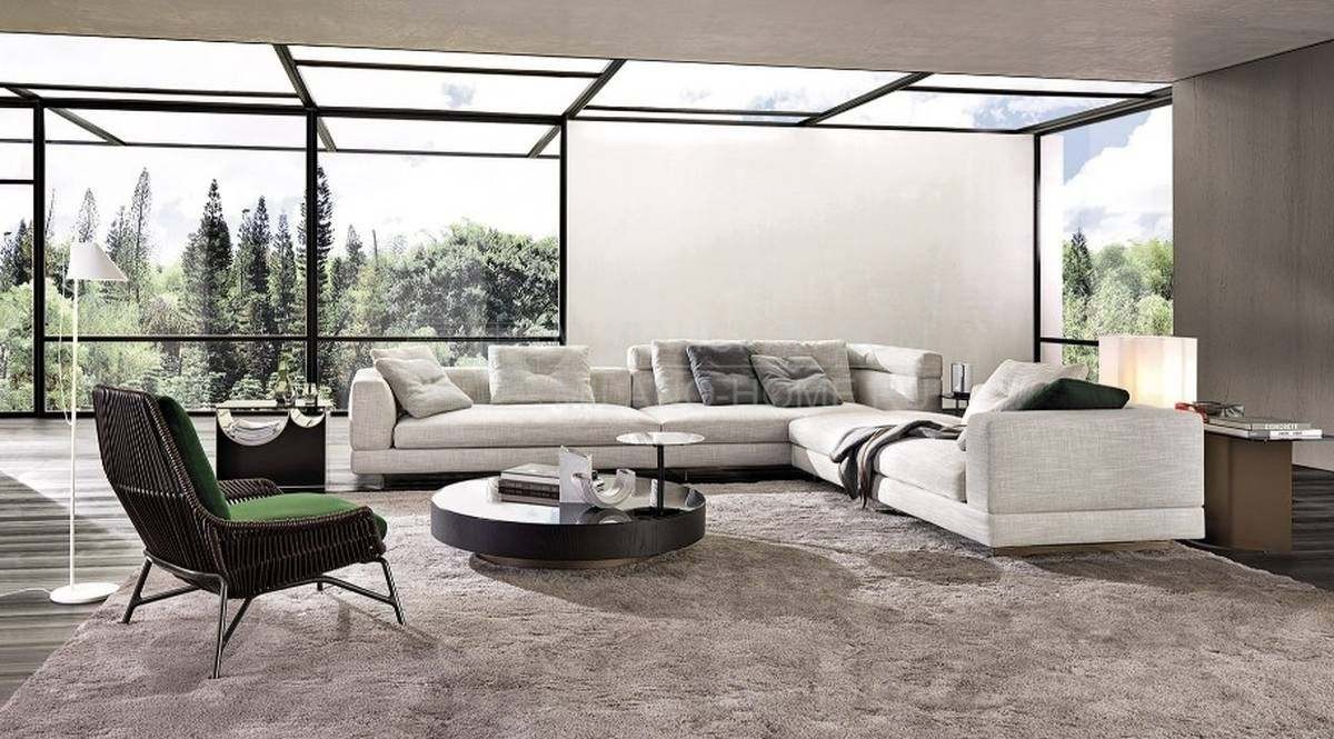 Угловой диван Alexander modular sofa из Италии фабрики MINOTTI