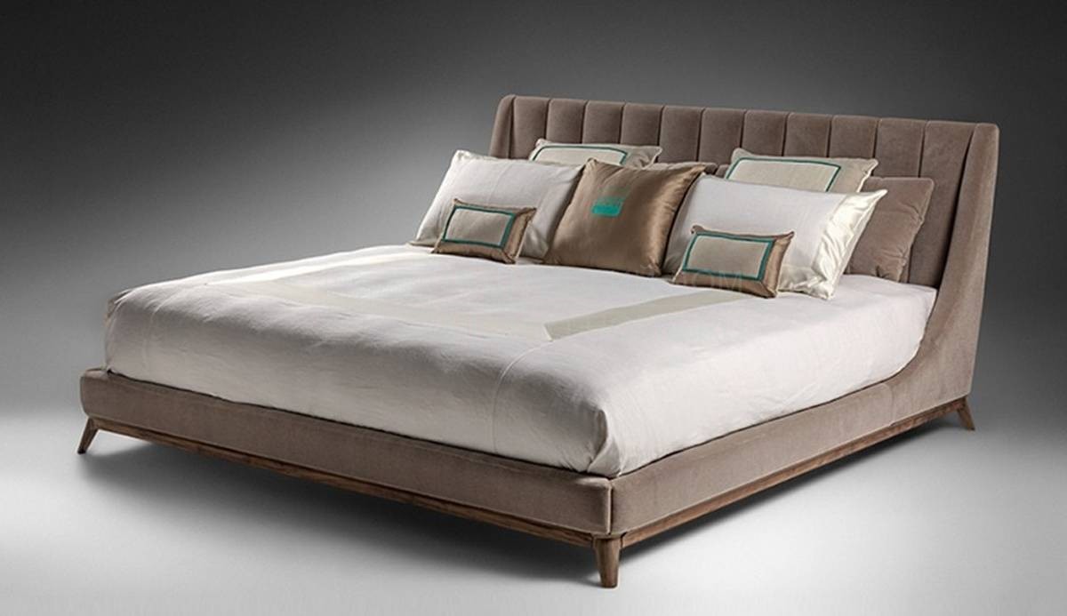 Кровать с мягким изголовьем G1688 / Calipso bed из Италии фабрики ANNIBALE COLOMBO