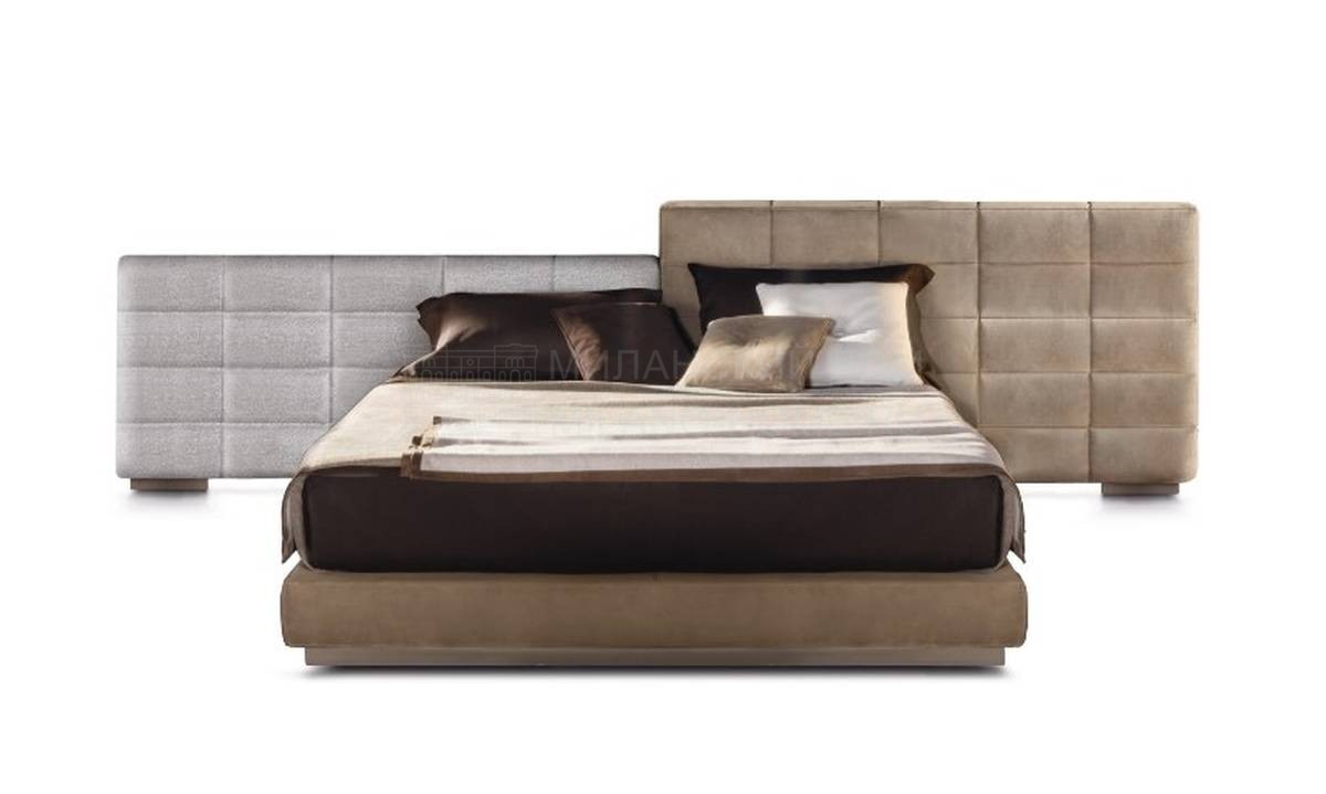 Кровать с мягким изголовьем Lawrence bed из Италии фабрики MINOTTI