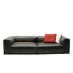 Прямой диван Oblong sofa straight leather