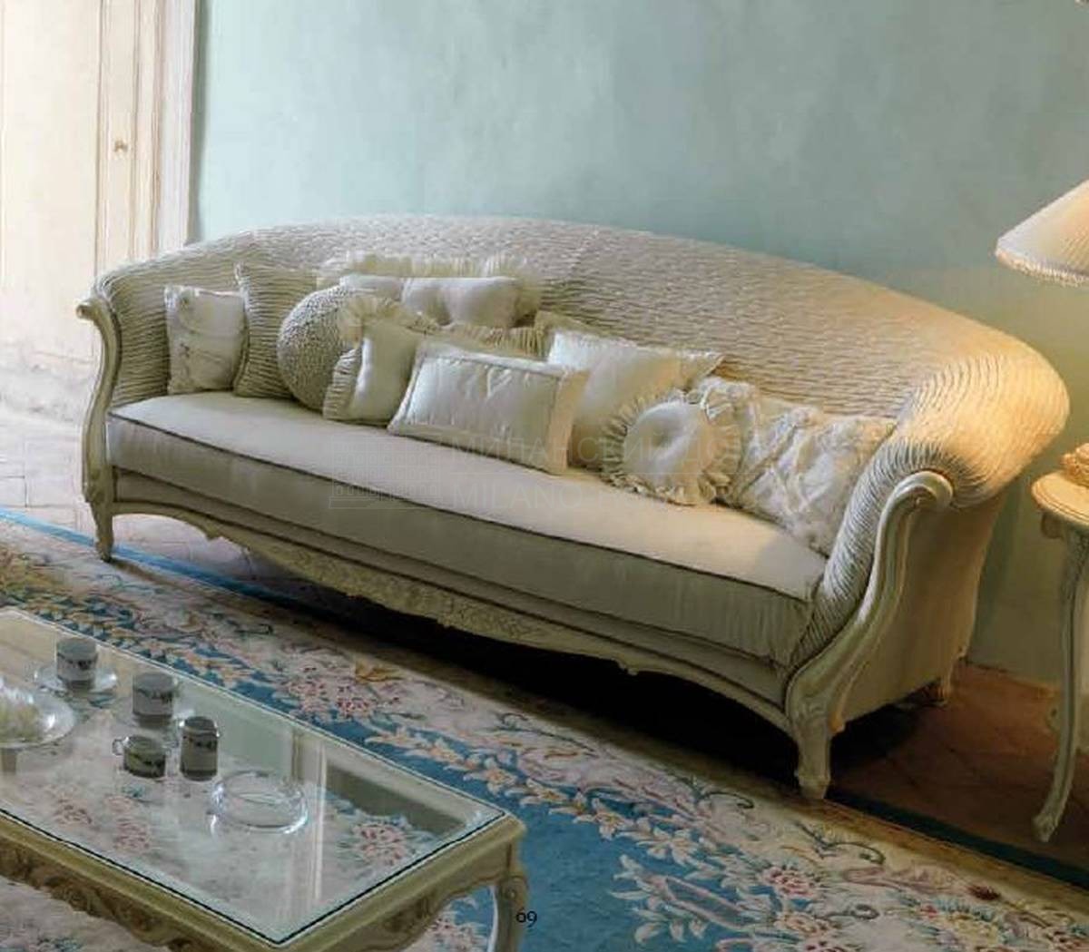 Прямой диван Art. 3130DIV из Италии фабрики SAVIO FIRMINO