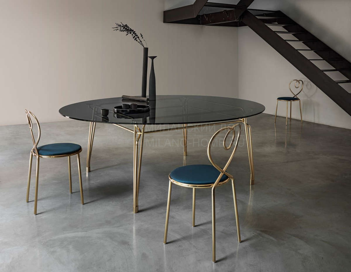 Обеденный стол Botany round dining table из Италии фабрики GHIDINI 1961