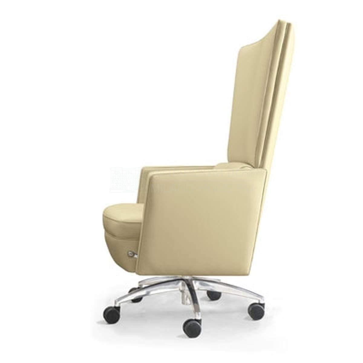 Кожаное кресло Kronos armchair из Италии фабрики MASCHERONI