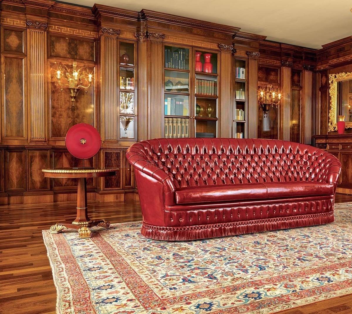 Прямой диван Serenissima/sofa из Италии фабрики MASCHERONI