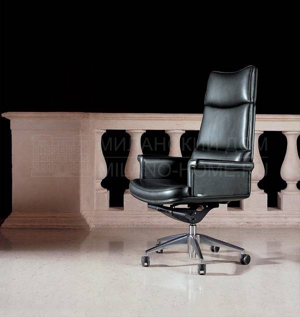 Кожаное кресло Tripla A armchair из Италии фабрики MASCHERONI