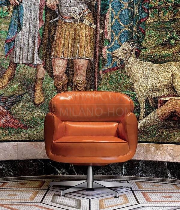 Кожаное кресло Utopias BA armchair из Италии фабрики MASCHERONI