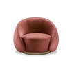 Круглое кресло Abbracci armchair — фотография 8
