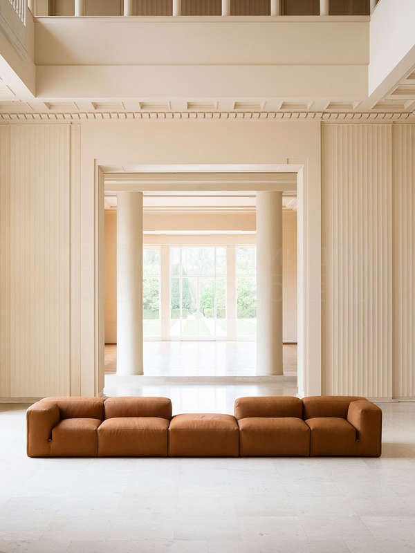 Кожаный диван Le Mura leather / art.OLEMB120-OLEME90 из Италии фабрики TACCHINI