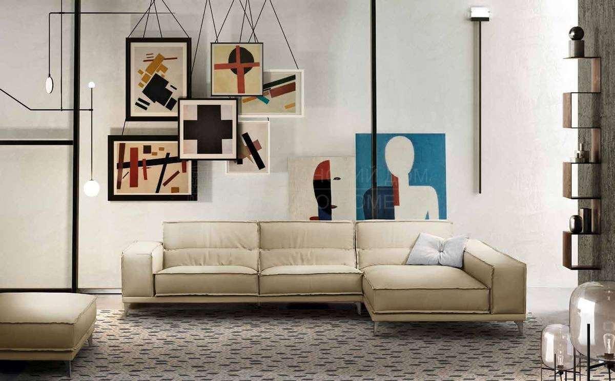 Прямой диван Mokambo sofa из Италии фабрики GAMMA ARREDAMENTI