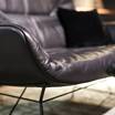 Прямой диван Leya divano leather — фотография 7
