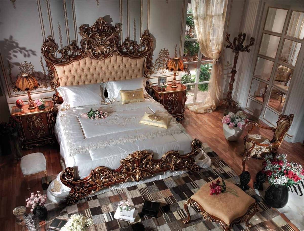 Двуспальная кровать GD 4101 King/bed из Италии фабрики ASNAGHI INTERIORS