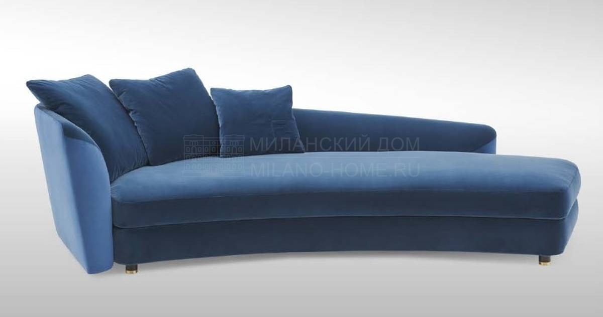 Оттоманка Ceasar sofa blue из Италии фабрики FENDI Casa