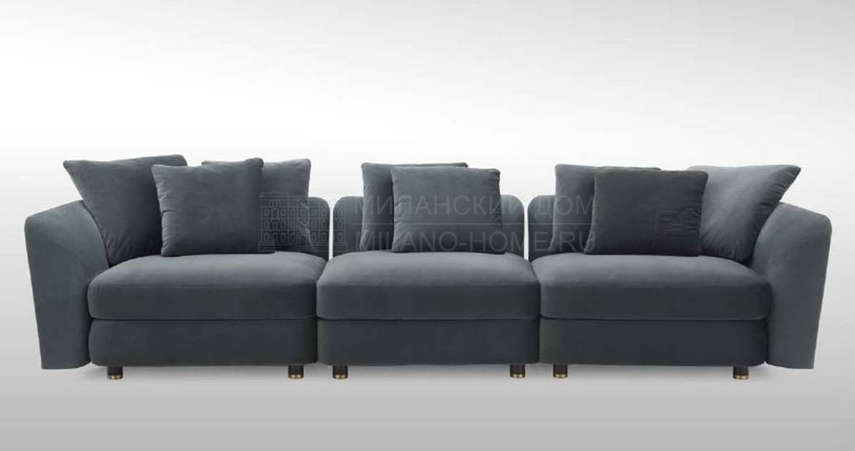 Прямой диван Ceasar sofa из Италии фабрики FENDI Casa