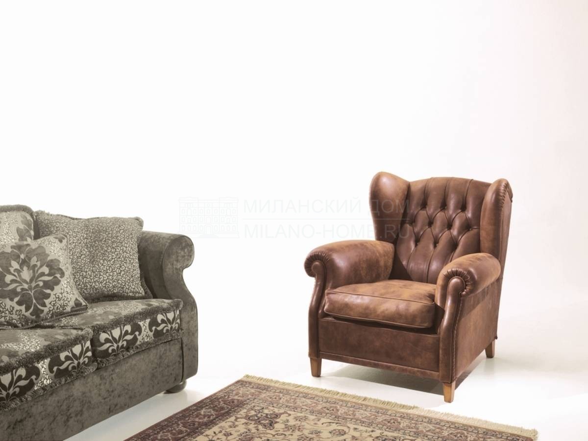 Каминное кресло Old England/bergere из Италии фабрики ASNAGHI / INEDITO