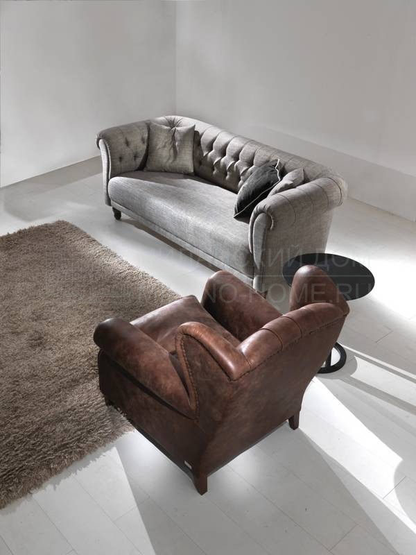 Кожаный диван York / sofa из Италии фабрики ASNAGHI / INEDITO