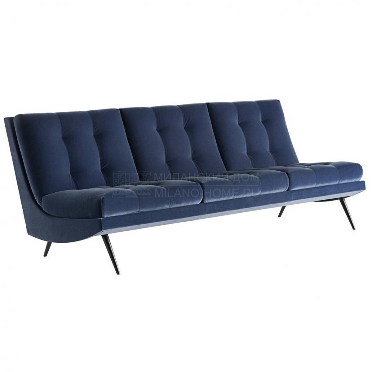 Прямой диван Triennale Sofa 3 из Италии фабрики RUBELLI Casa