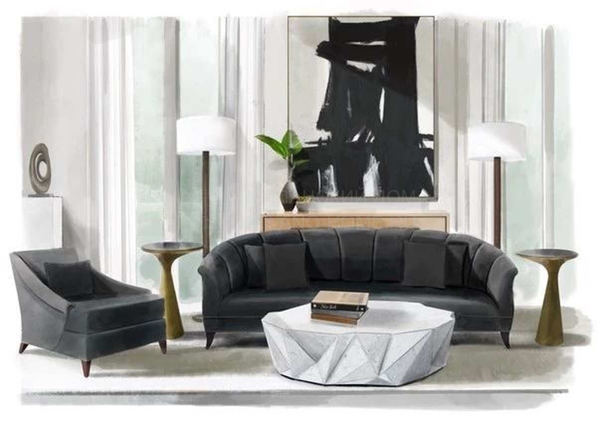 Прямой диван Evadne sofa  из США фабрики CHRISTOPHER GUY