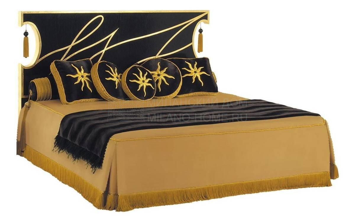 Кровать с мягким изголовьем Noir et Or/1740LMC из Италии фабрики COLOMBO STILE