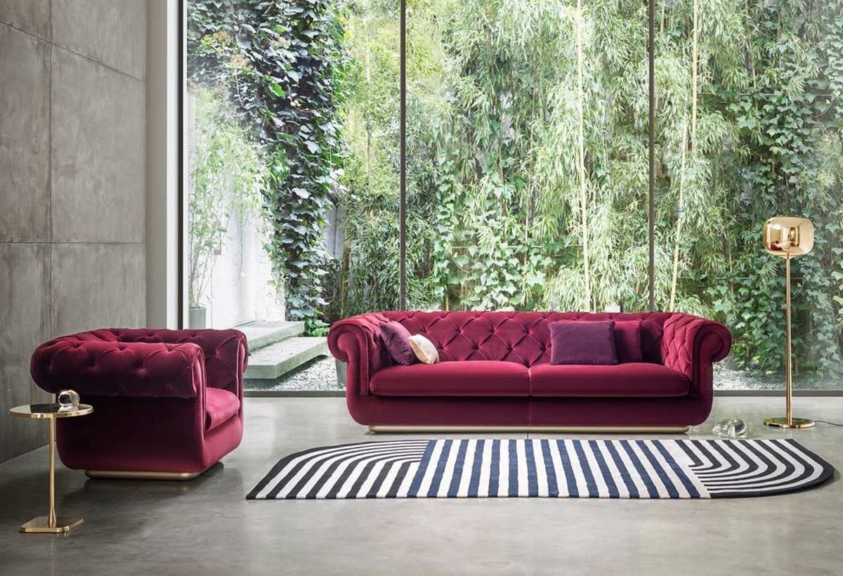 Прямой диван Opera sofa GH из Италии фабрики GHIDINI 1961