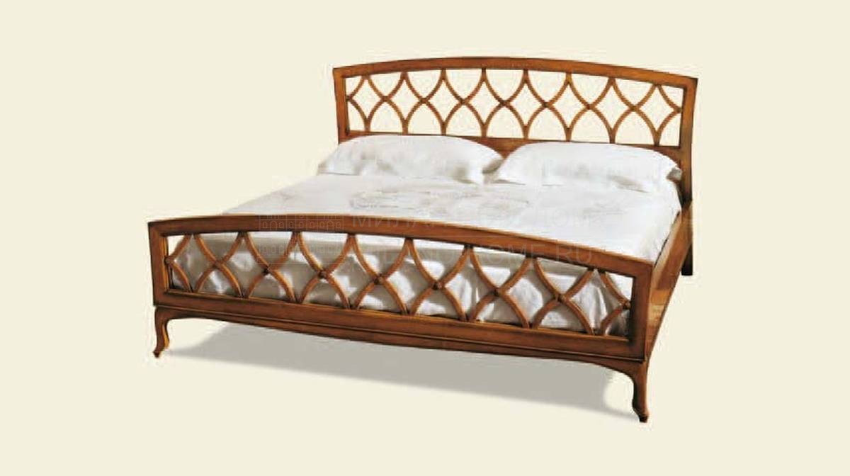 Кровать с деревянным изголовьем Florence art.FN.13.002 из Италии фабрики GIORGIO PIOTTO