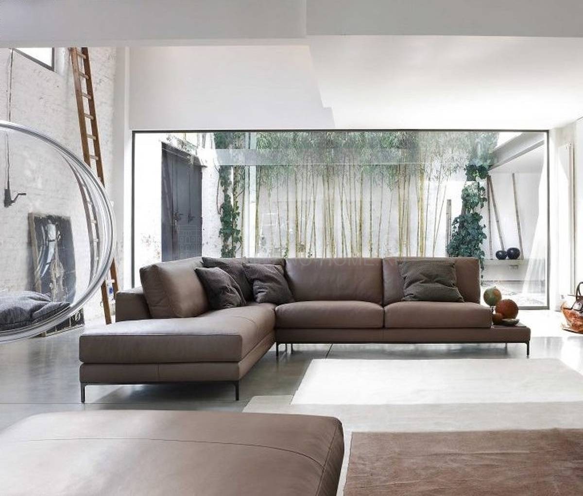 Модульный диван Artis leather из Италии фабрики DITRE ITALIA