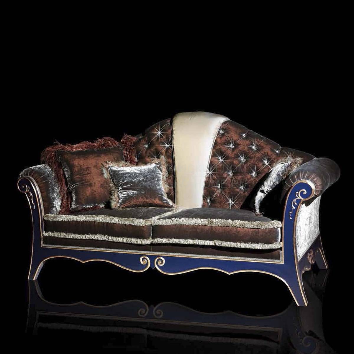 Прямой диван FC 0702 Strass/sofa из Италии фабрики ASNAGHI INTERIORS