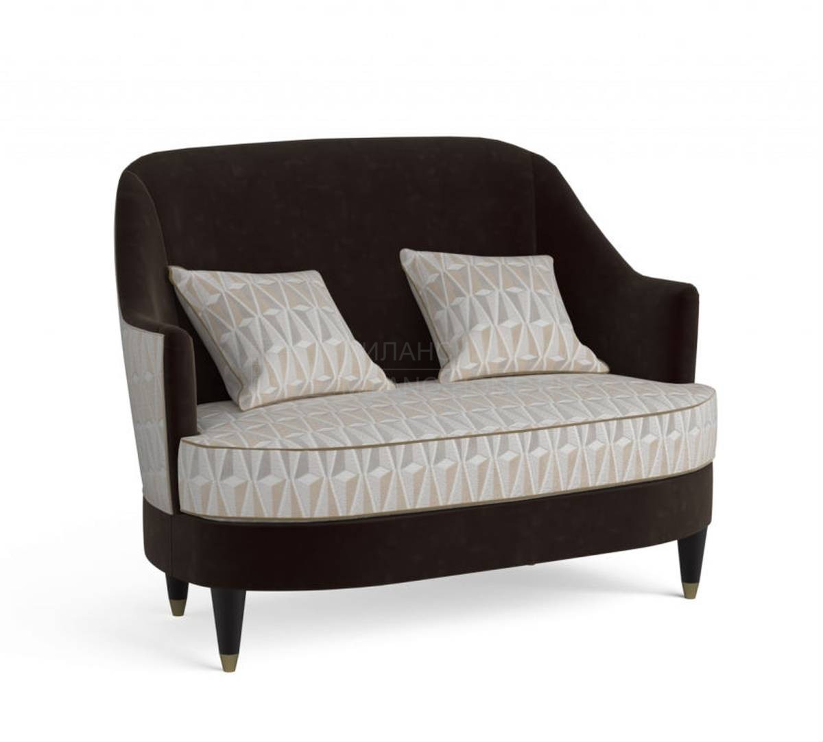 Прямой диван V019L sofa из Италии фабрики LCI DECORA