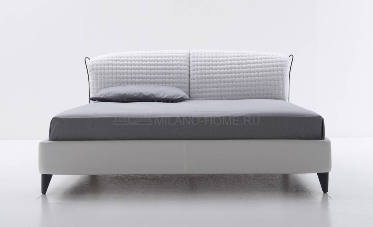 Кровать с мягким изголовьем Flatter/ bed из Италии фабрики NUBE