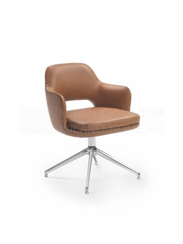 Кожаный стул Eliseo chair из Италии фабрики FLEXFORM