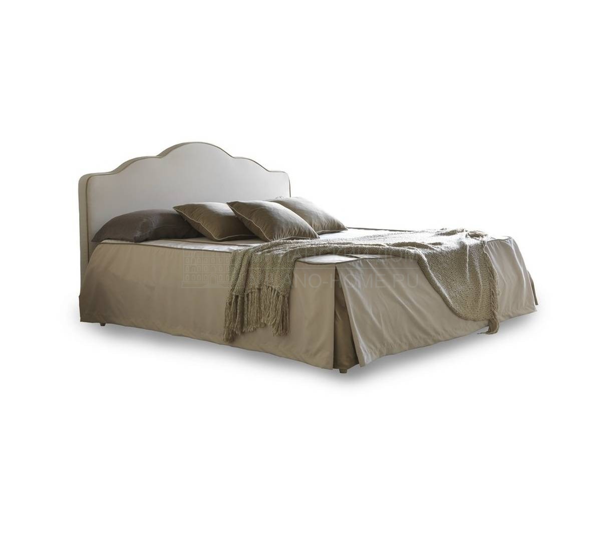 Кровать с мягким изголовьем Dafne из Италии фабрики BOLZAN