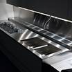 Кухня глянцевая Grey lacquered aluminium — фотография 7
