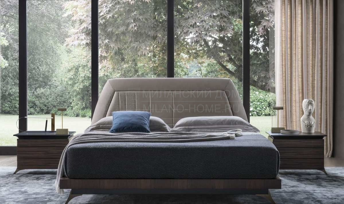Кровать с мягким изголовьем Zahira bed / art.SC1037 из Италии фабрики OAK