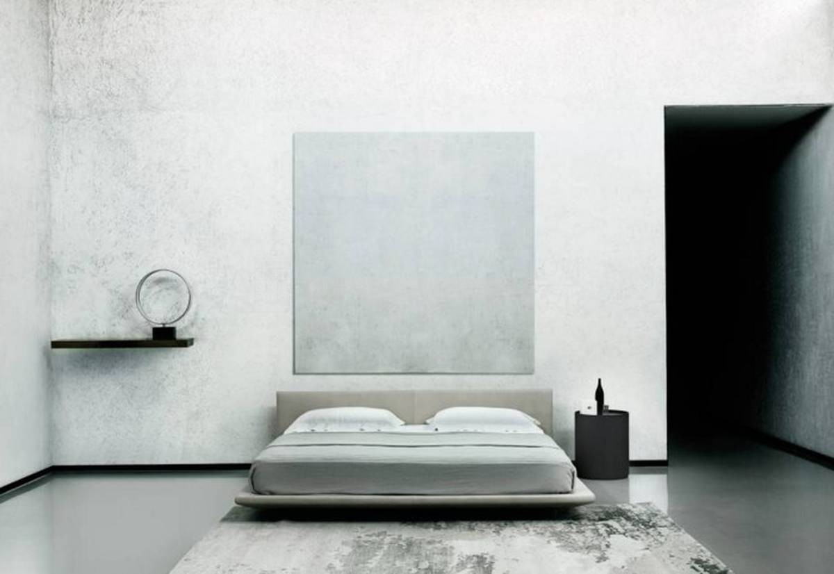 Кровать с мягким изголовьем Chemise bed из Италии фабрики LIVING DIVANI
