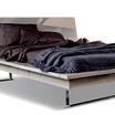 Кровать с деревянным изголовьем Diapason