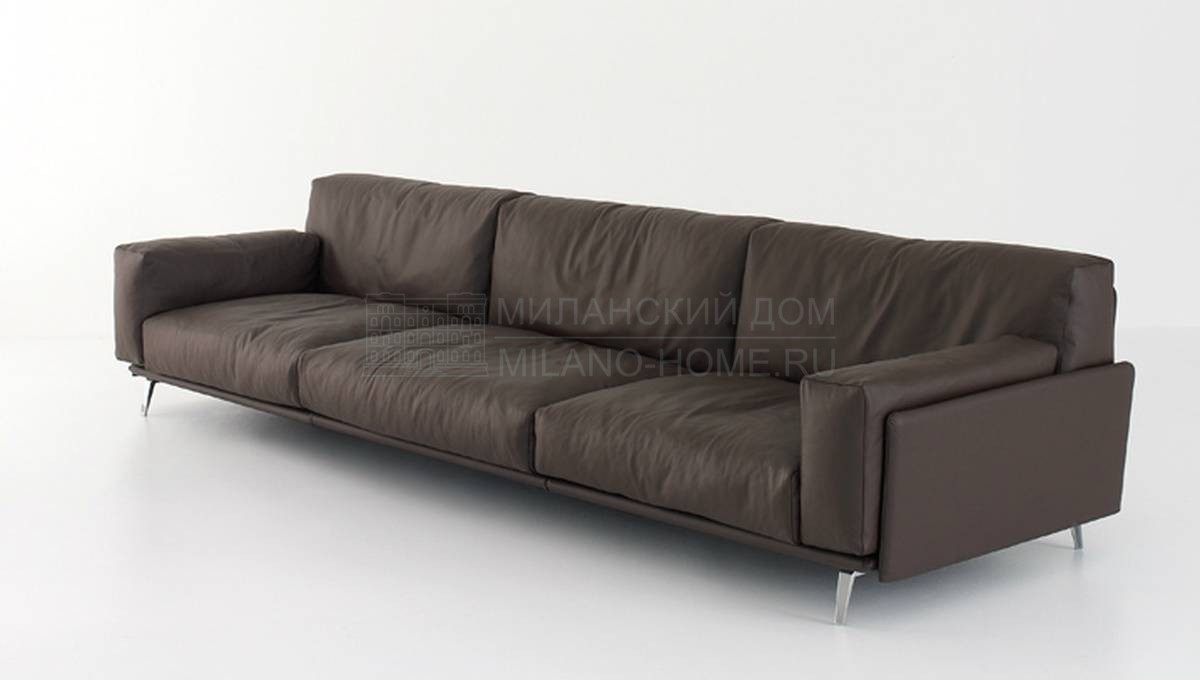 Прямой диван Frame leather из Италии фабрики ARFLEX