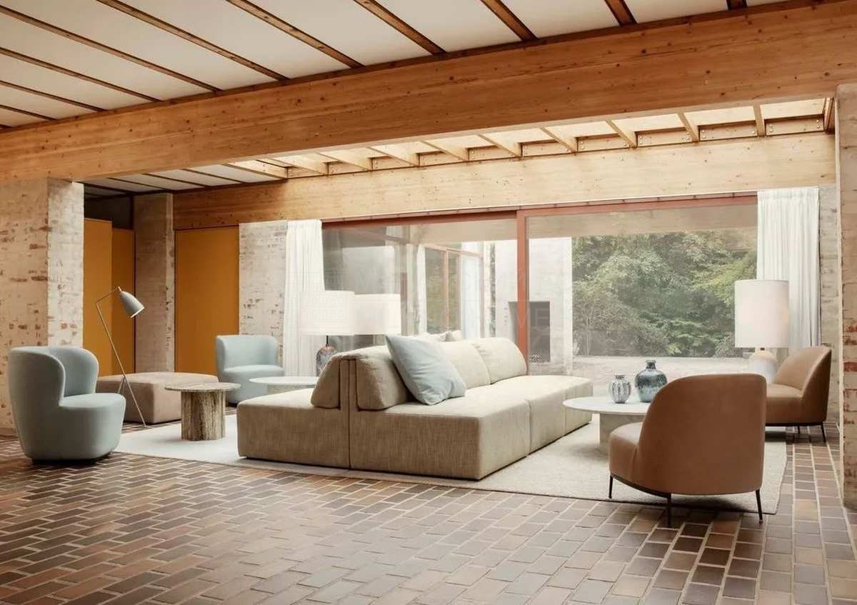 Прямой диван Wonder sofa straight without armrest из Дании фабрики GUBI
