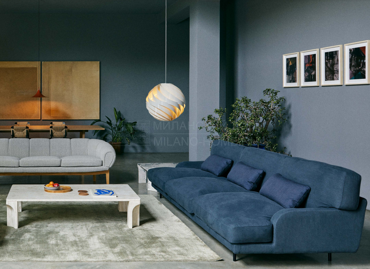 Прямой диван Flaneur sofa straight из Дании фабрики GUBI