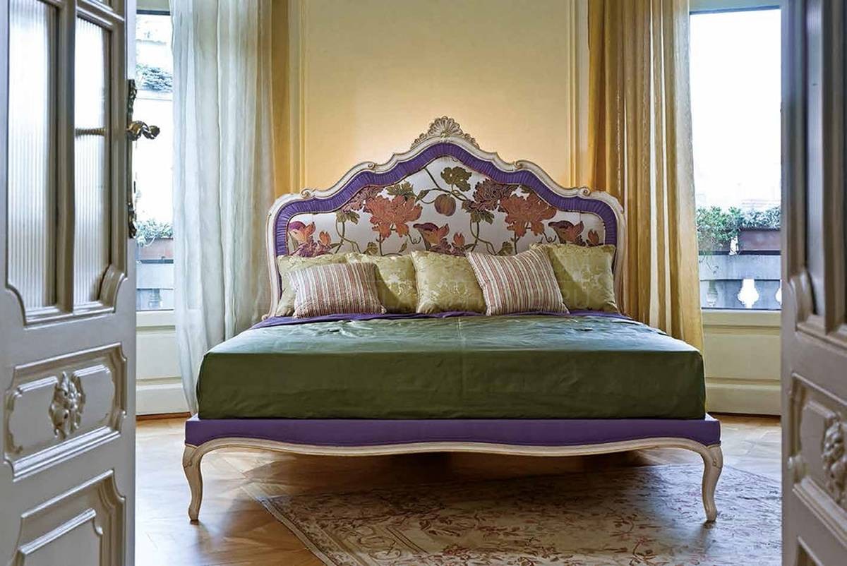 Кровать с мягким изголовьем 1636 из Италии фабрики SALDA