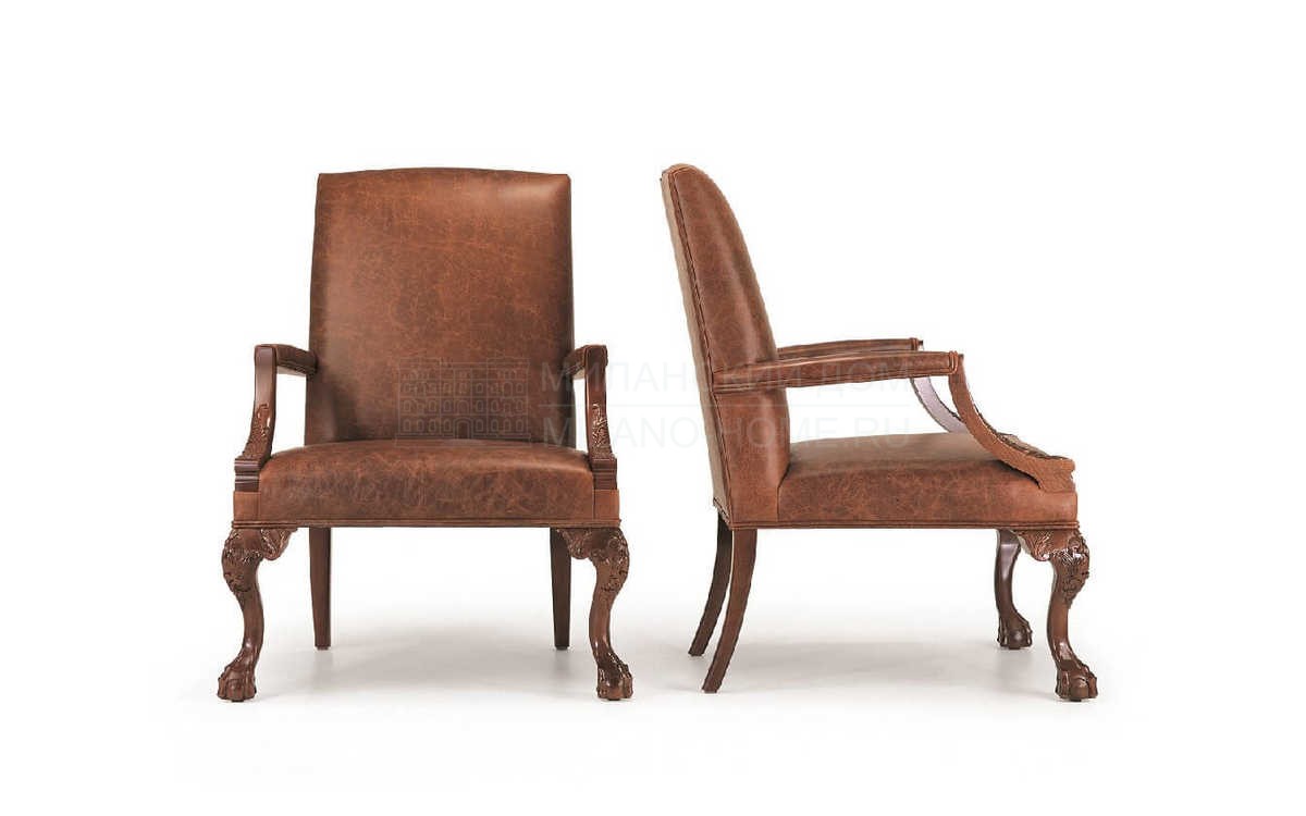 Кожаное кресло Bolier armchair leather / art.92003 из США фабрики BOLIER