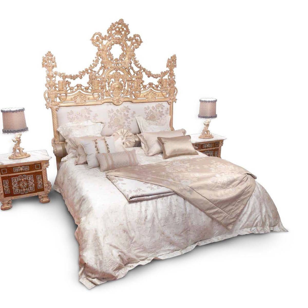 Двуспальная кровать L3. 1401 Gemma/bed из Италии фабрики ASNAGHI INTERIORS