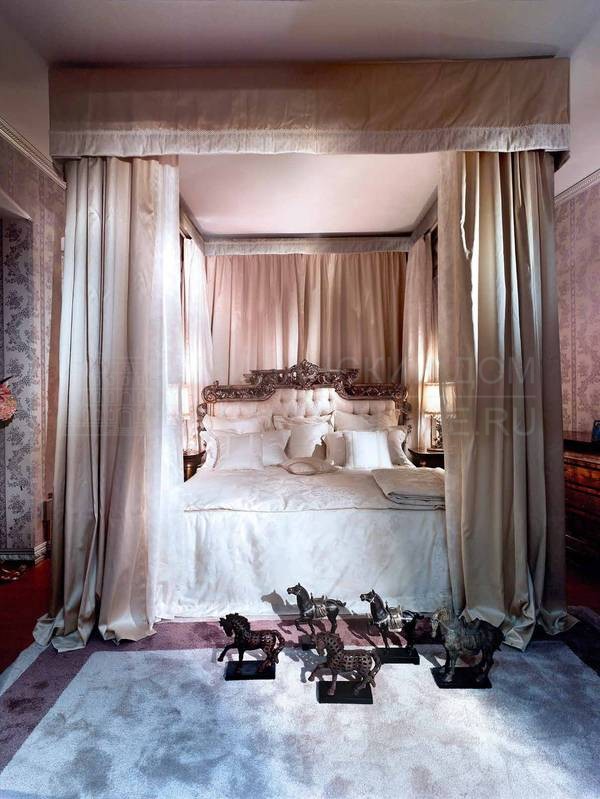 Двуспальная кровать L3. 1601 Camelia/bed из Италии фабрики ASNAGHI INTERIORS